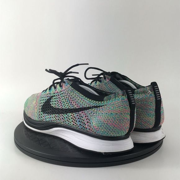 Nike Flyknit Racer Multicolor 2.0 Running Shoes 526628-304 Men’s Size 13 - Picture 7 of 12